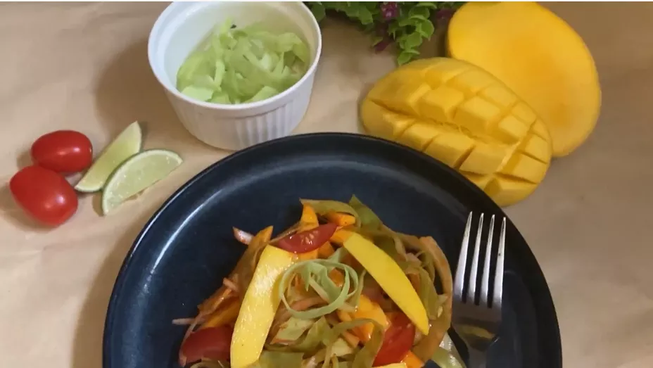 Mango in Salad 4 Ways